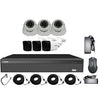 5MP Dual Indoor + Outdoor CCTV Security Camera System (3 Indoor + 3 Outdoor)
