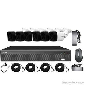6-Camera Outdoor Hikvision CCTV System (2mp)