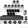 18-Camera 2MP Hikvision CCTV System (9 Indoor + 9 Outdoor Cameras)
