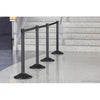 Basec BAS-SPB Black Stainless Steel Stanchion –Isolated, 4Poles
