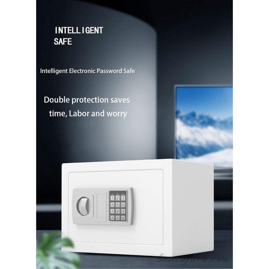 BAS20CM-2 Basec Luxury Mini Fireproof Safe Box With Password and Manual Key Unlock