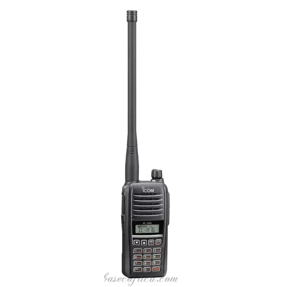 ICOM IC-A16E ProX Walkie Talkie – 6W Handheld Aviation Radio with Bluetooth & Ultra-Loud Audio
