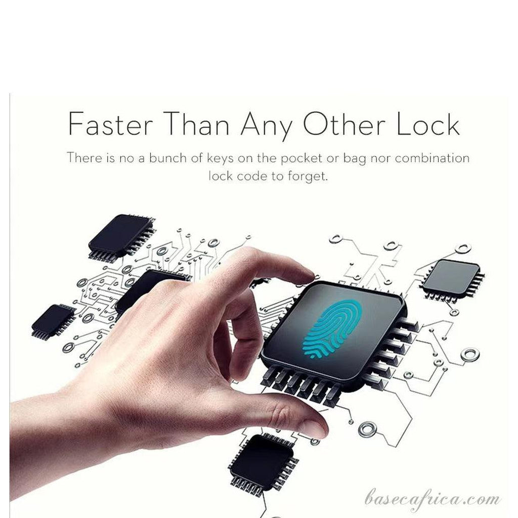 Smart Padlock with Fingerprint and Tuya App. IP56 Waterproof BAS112PL Lock
