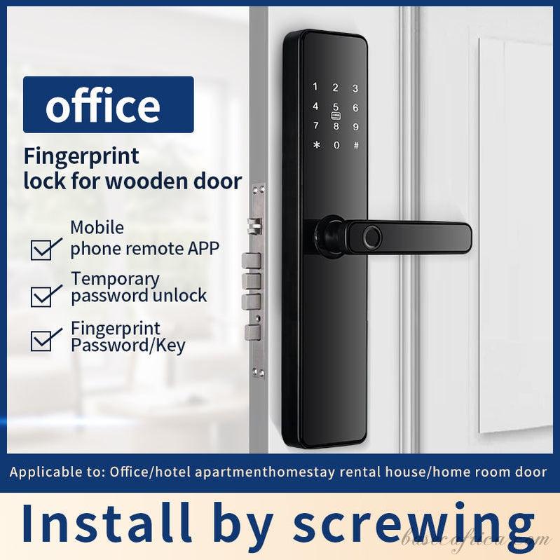 Basec BAS124 Smart Lock With Password, Wifi, Fingerprint, Tuya App, Etc