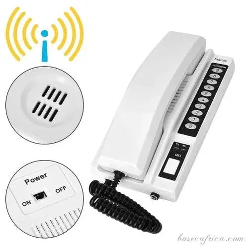 Long Range Wireless Intercom Phone System