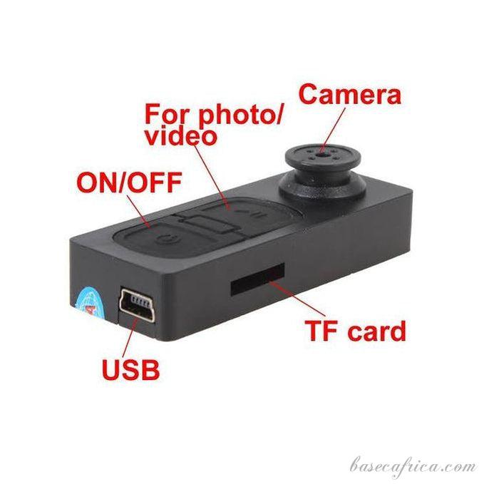 Hidden Spy Camera Button