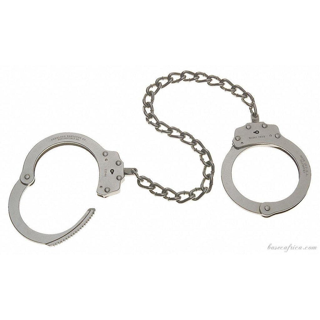 Black/ Silver Chain Legcuffs