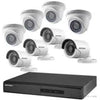 8 Channel Hikvision 2MP 1080P CCTV Camera With Installation Kits (Indoor And Outdoor)