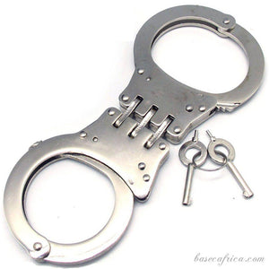 Silver Hinged/ Chain Handcuff
