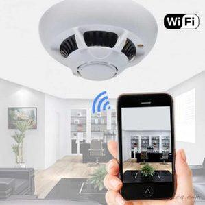Hidden Spy Camera Wi-Fi Smoke Detector