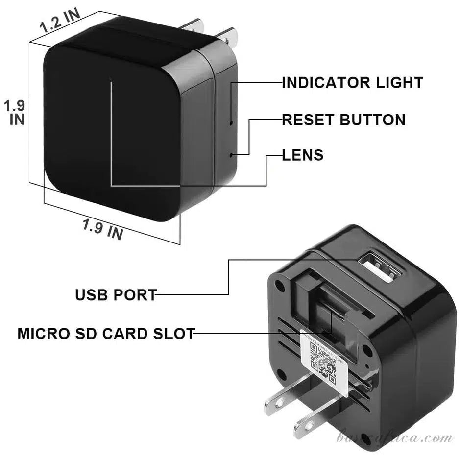 Hidden Spy Camera Charger