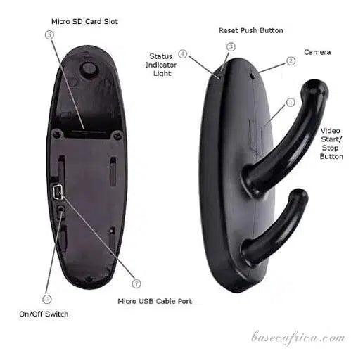 Hidden Spy Camera Cloth Hook Hanger