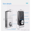 BAS150 App, Password, Fingerprint, Card, USB Port, Key Smart Lock