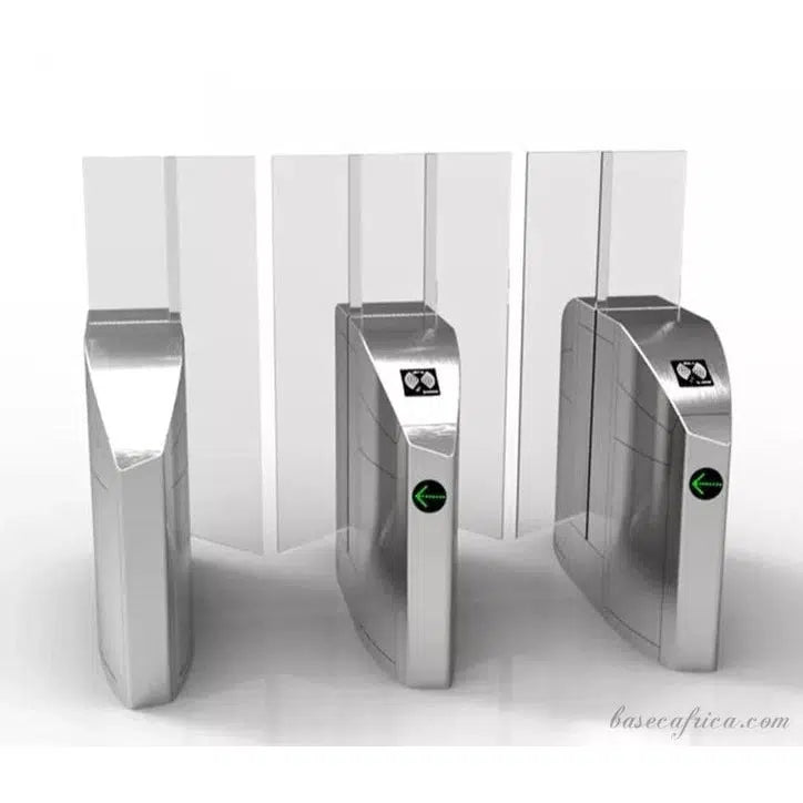 Basec BAS-SLG01F Full Height Glass Sliding Turnstile Door (1 Set )