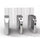 Basec BAS-SLG01F Full Height Glass Sliding Turnstile Door (1 Set )