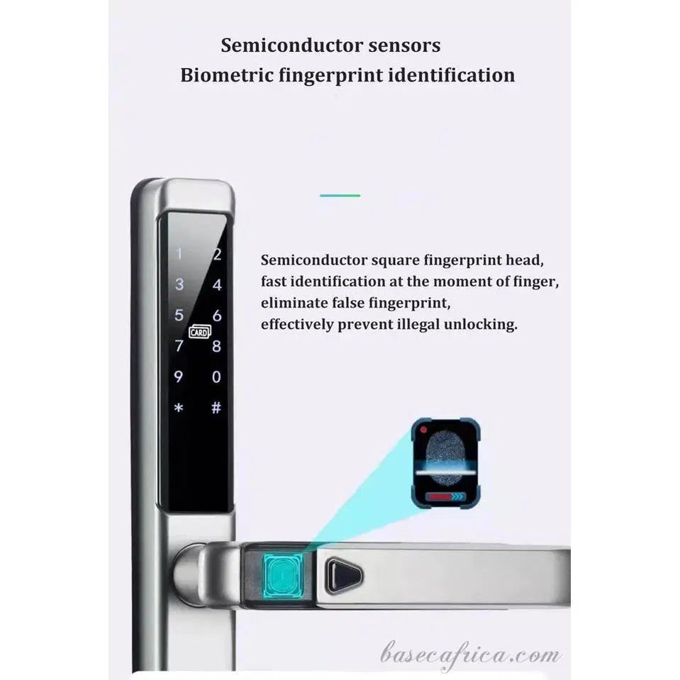 Basec BAS149 App, Password, Fingerprint, IC Card, Key, USB Port Smart Lock