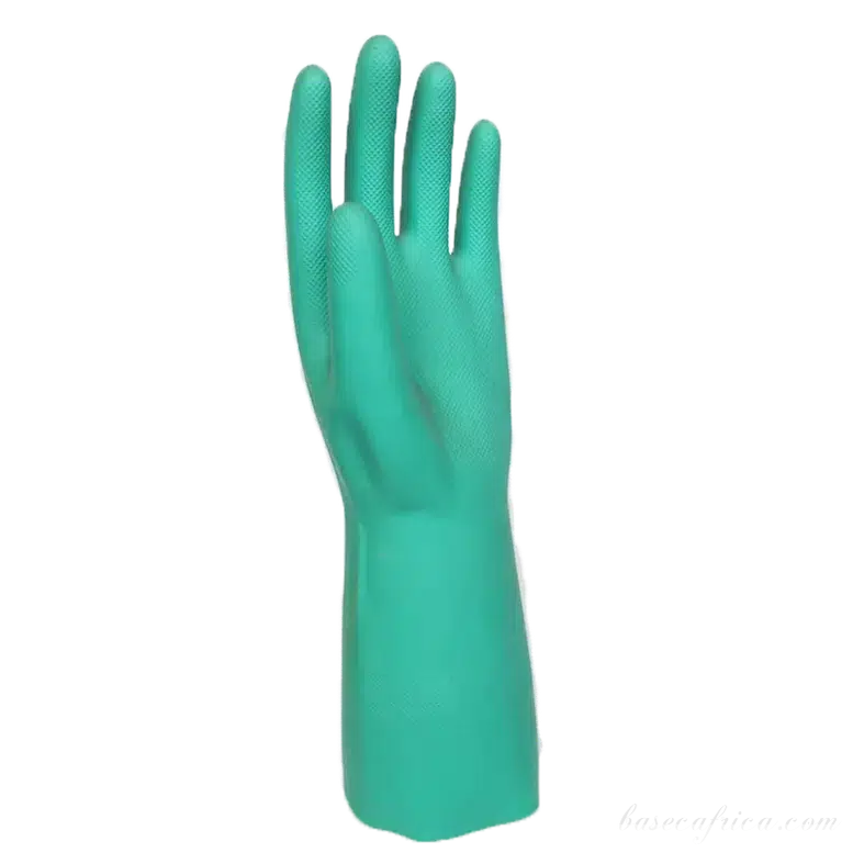 15mil Chemical Resistant Industrial Hand Green Nitrile Gloves