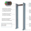 Uniqscan 18 Zones Full Body Walk Through Metal Detector