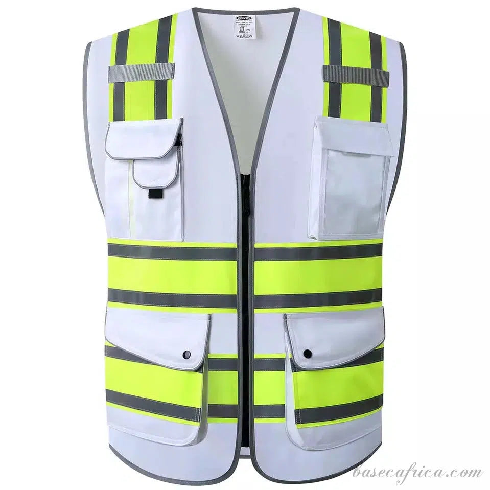 High Visibility Reflective Safety Vest With Functional Pockets