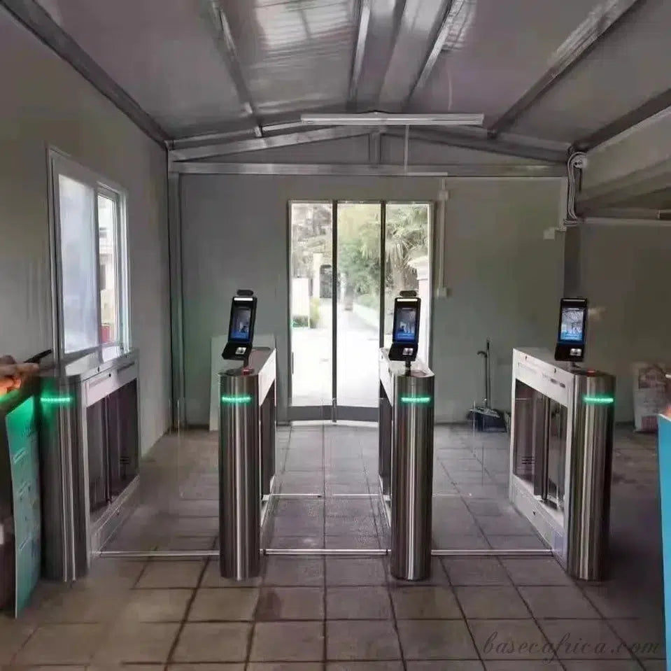 Pedestrian Swing Turnstile With RFID, Barcode Barrier (1 Set)