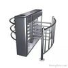 Stainless Steel Half Height Single Lane Turnstile Gate