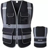 High Visibility Reflective Safety Vest With Functional Pockets
