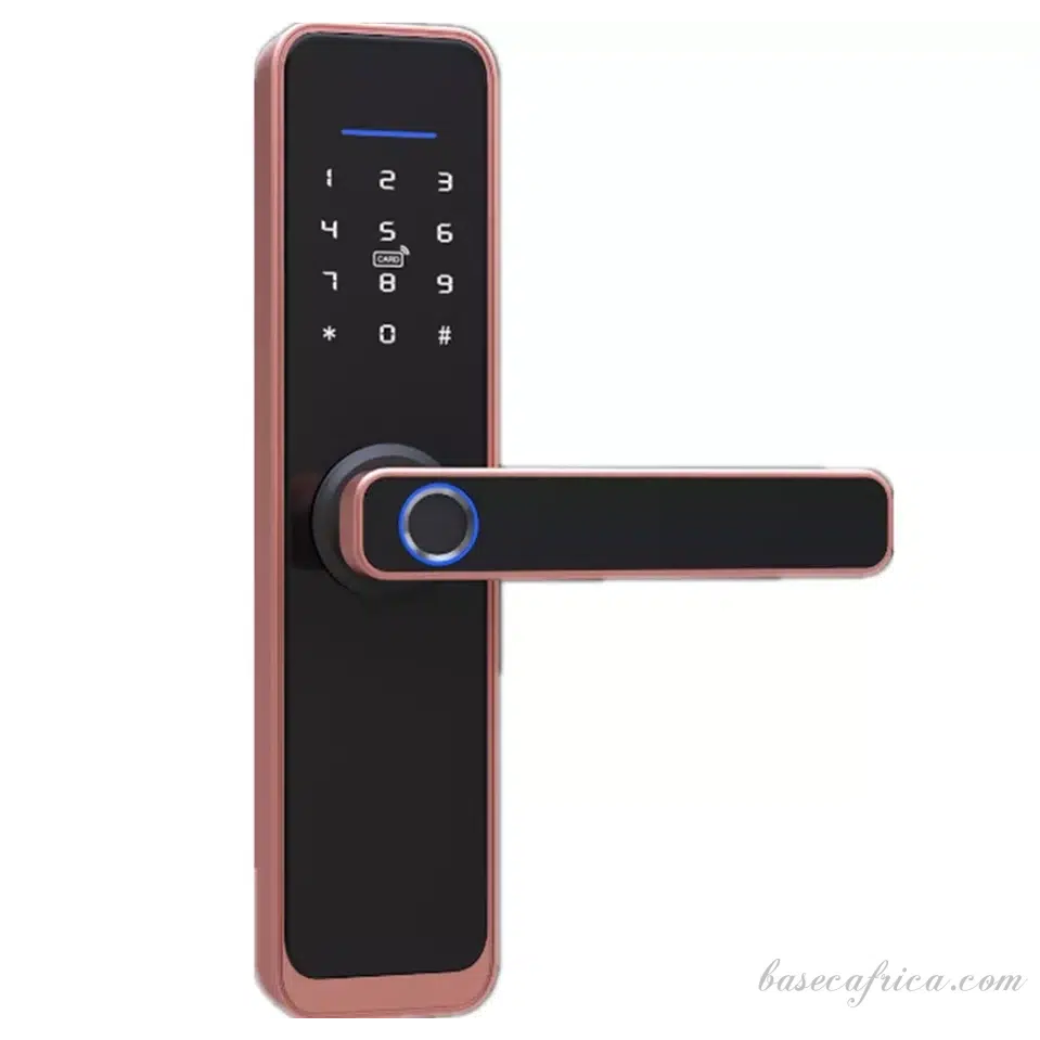 BAS121 SMART LOCK: CODE, BELL, BIOMETRIC, CARD, APP, KEY, WIFI