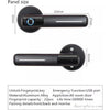BAS158 Biometric, Fingerprint, Emergency Port, Key Smart Lock