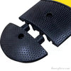 1 Meter 70mm Rubber Speed Bump With Cap