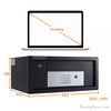 BAS054 Wall/Table Fireproof Safe Smart Lock With Code, App And Key.