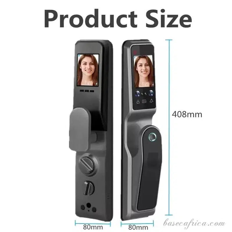 Basec BAS167 Smart Lock Face Recognition, Palmprint, Fingerprint, App, Card, Key, Password