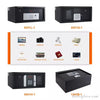 BAS054 Wall/Table Fireproof Safe Smart Lock With Code, App And Key.