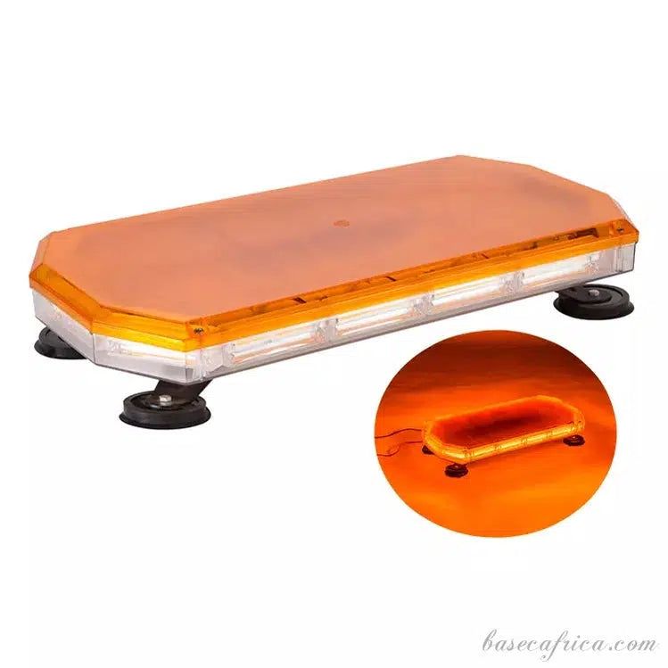 Mini Roof Mount COB Led Strobe Amber Light Bar