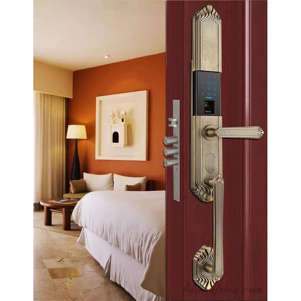 Basec BAS129 Villa Luxury Smart Lock With Key, Biometric, App, Code, Card And Wifi.