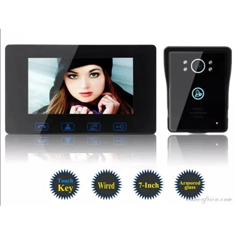 IP66 Rainproof AC Power Touch Key Wired Cmos Camera Video Door Phone