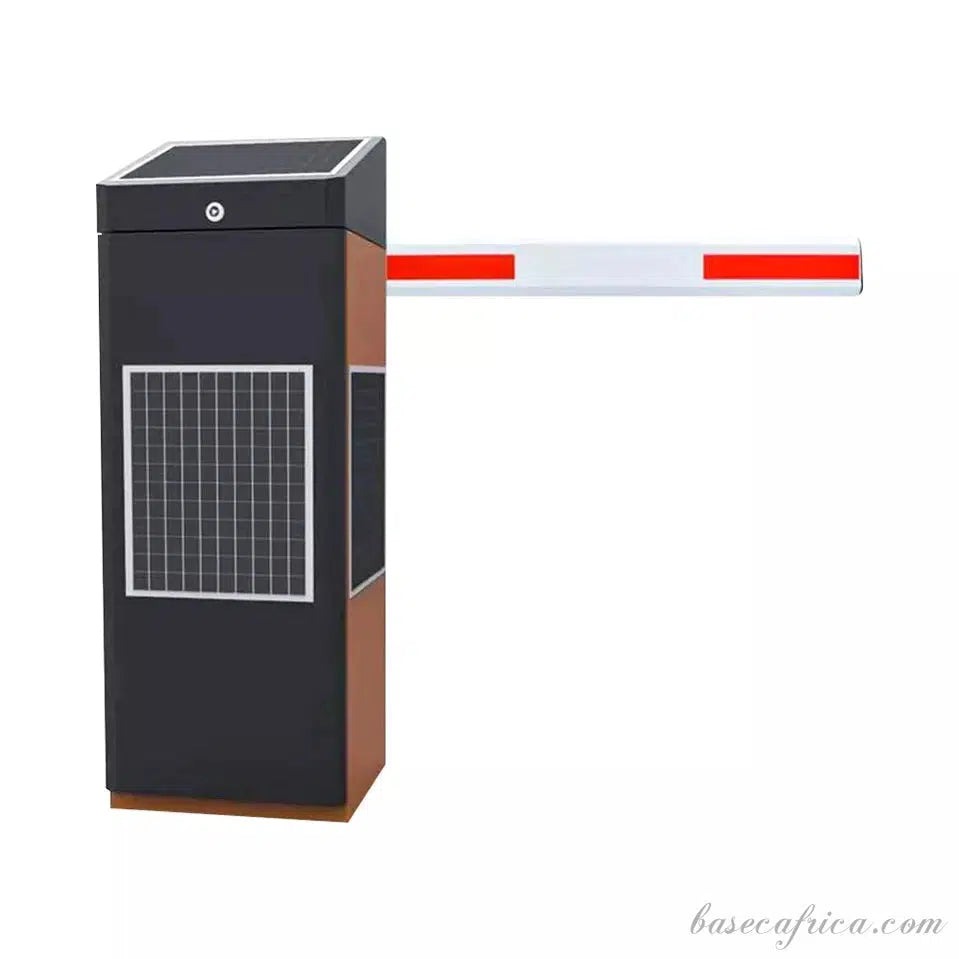Basec BAS-SBBG01-SS Straight Arm Solar System Boom Barrier Gate(3-6 Mtrs)