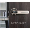 BAS158 Biometric, Fingerprint, Emergency Port, Key Smart Lock