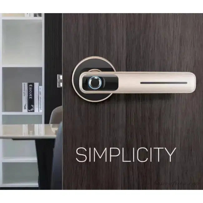 BAS158 Biometric, Fingerprint, Emergency Port, Key Smart Lock