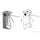 Basec BAS-VT01 1 Side Vertical Tripod Turnstile Gate