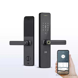 BAS49H Hotel Smart Lock With App, Fingerprint, Password, Card, And Key