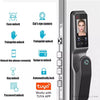 Basec BAS167 Smart Lock Face Recognition, Palmprint, Fingerprint, App, Card, Key, Password