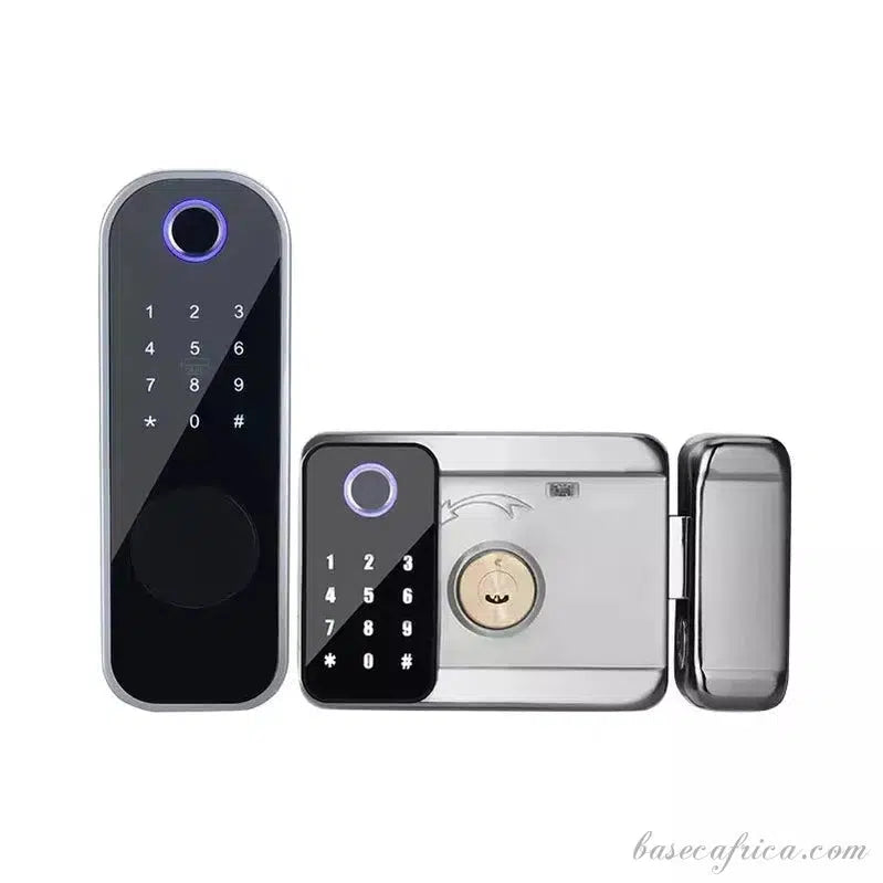 BAS152 Wifi, Remote Control, Double Sided, Waterproof, Fingerprint, Key, Card, Smart Lock