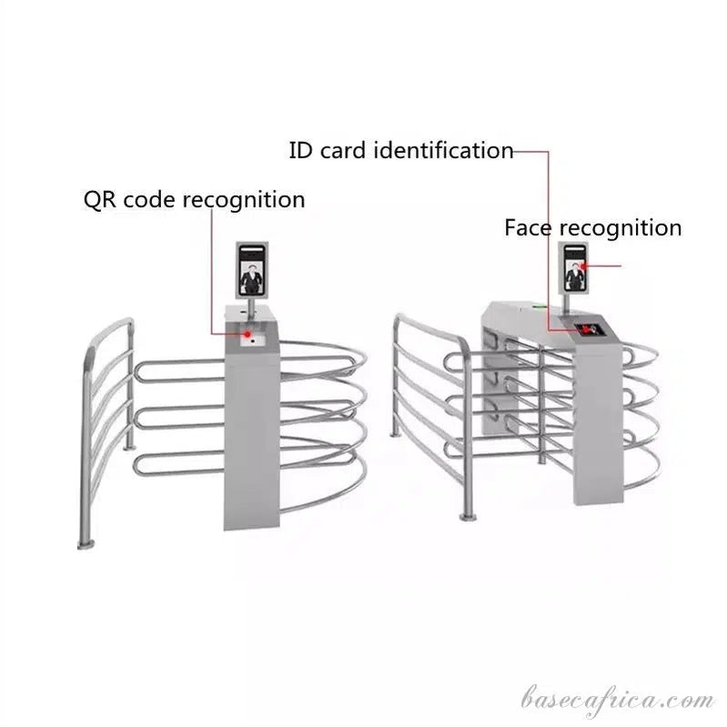 Stainless Steel Half Height Single Lane Turnstile Gate