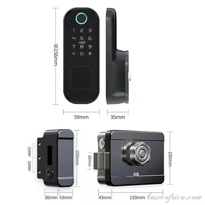 Basec BAS169 Smart Lock Tuya Biometric Doorlock