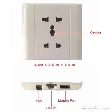 Hidden Spy Camera Wall Socket