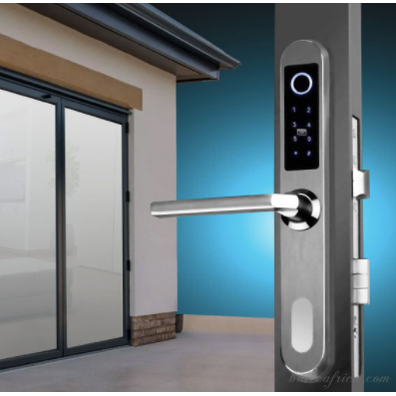 Basec BAS134 Aluminum Smart Lock With Fingerprint, App, Card, Password Etc