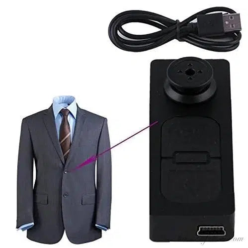 Hidden Spy Camera Button