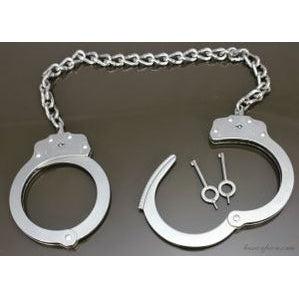 Black/ Silver Chain Legcuffs