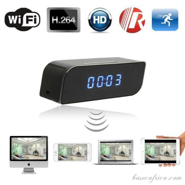 Hidden Wi-Fi Digital Table Clock Camera