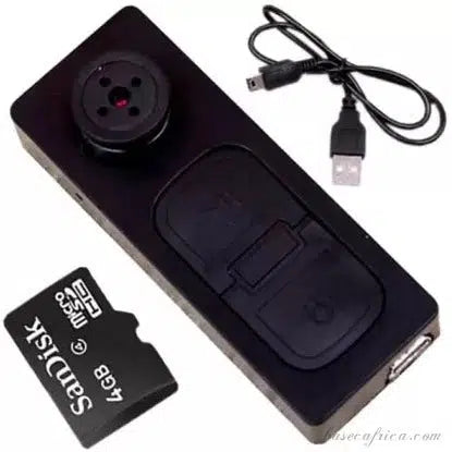 Hidden Spy Camera Button
